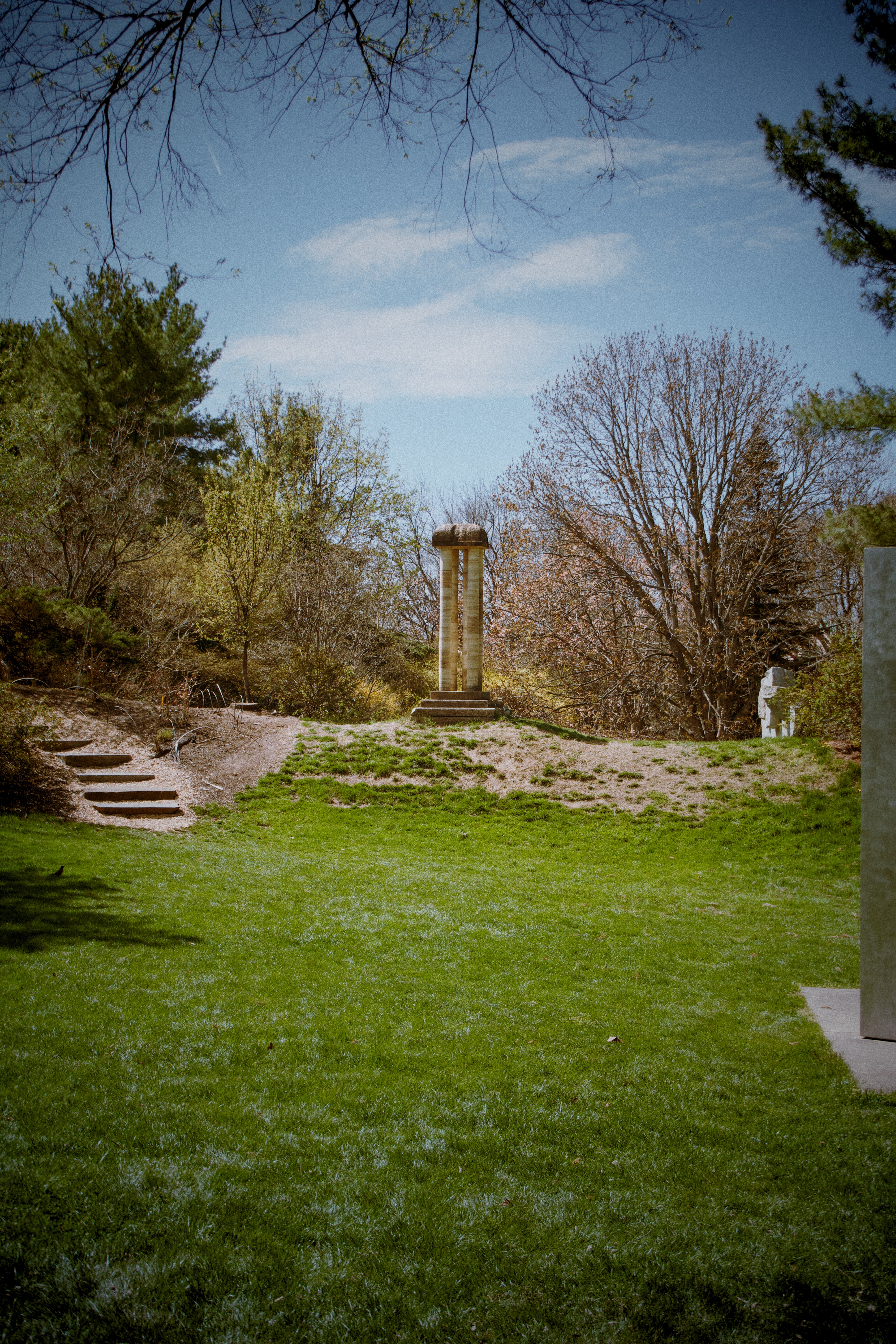 Solemn statue